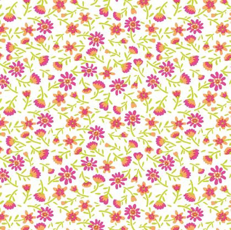 Geschenkpapier coated - Blumen Dessin