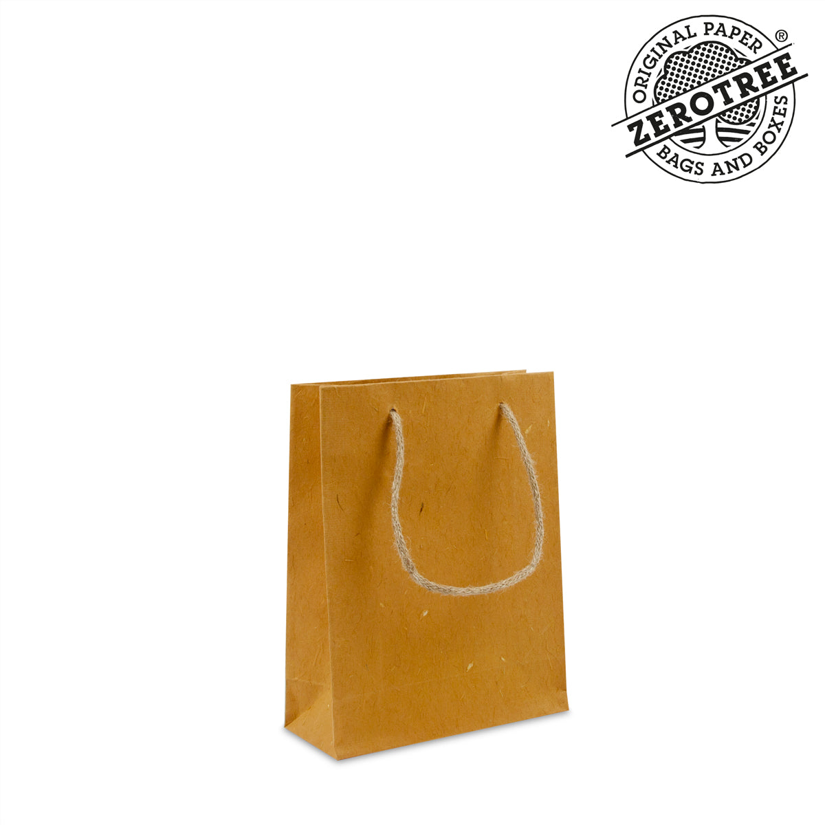 Deluxe Kordeltasche ZEROTREE (r) Papier hergestellt aus Baumwoll-Textilabfall mit Hanffasern