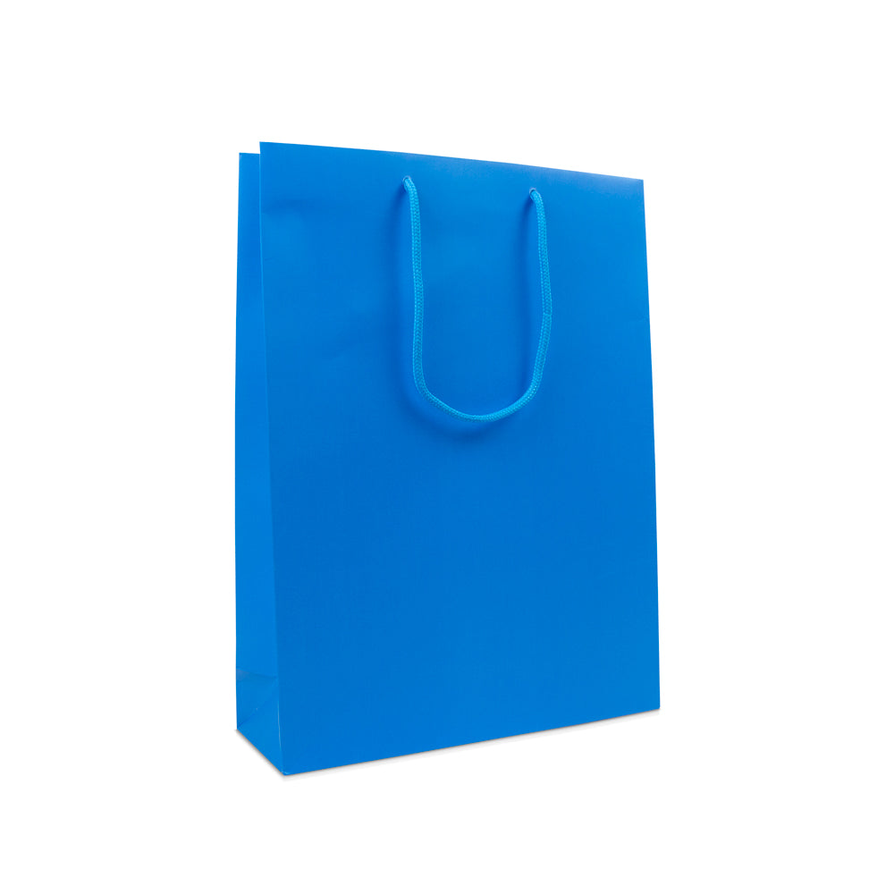 Deluxe Papiertaschen in Neonfarbe matt