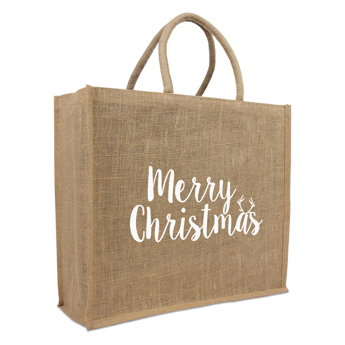 Weihnachtstaschen Jute - Merry Christmas