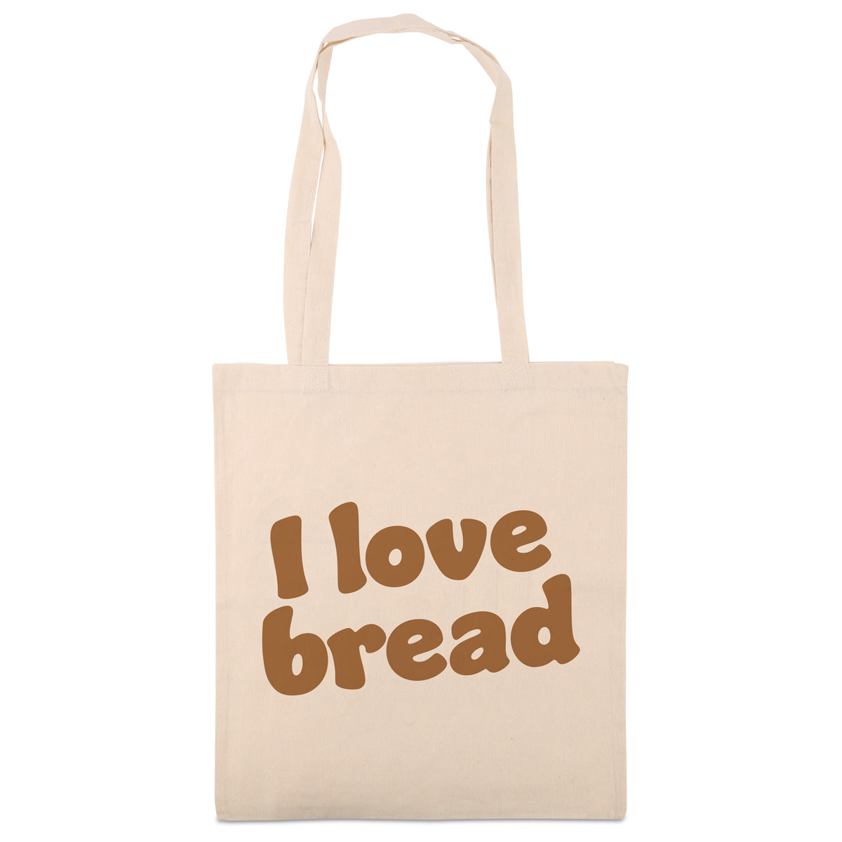 Baumwoll Taschen- I love bread