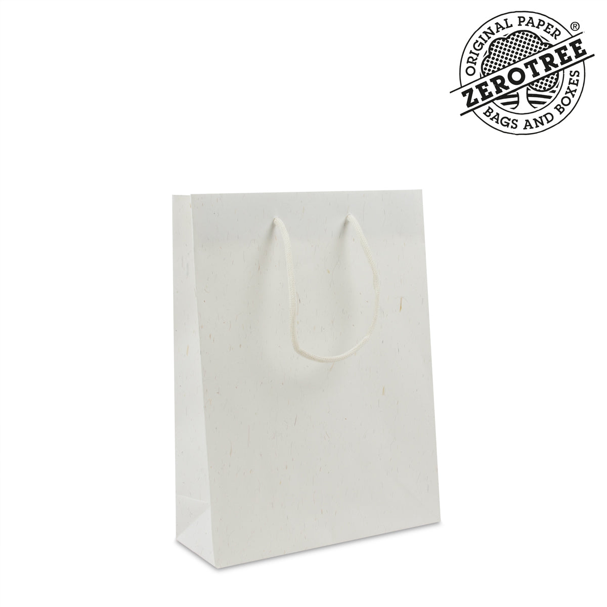 Deluxe Kordeltasche ZEROTREE®aus recycletem Papier mit Strohfasern