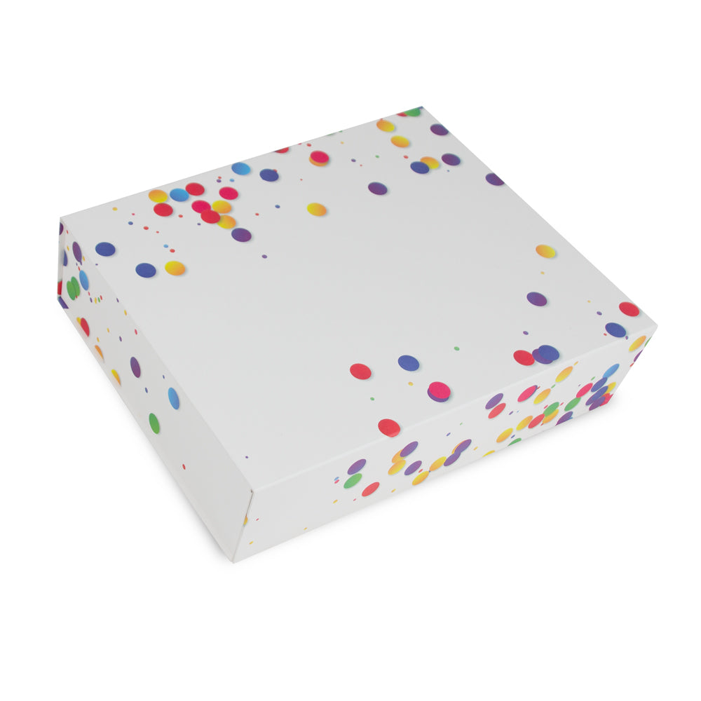Deluxe Magnetfaltschachtel mit confetti dessin