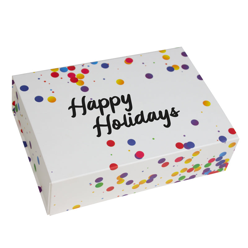 Magnetbox confetti - "Happy Holidays"