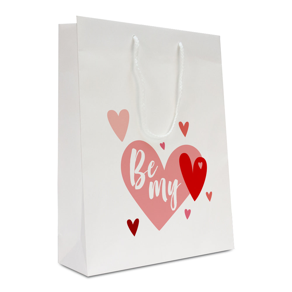 Deluxe Papiertaschen Valentin "Be my Valentine"