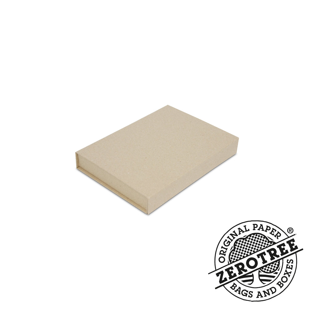 Magnetfaltschachtel ZEROTREE® aus recyceltem Papier mit Grasfasern