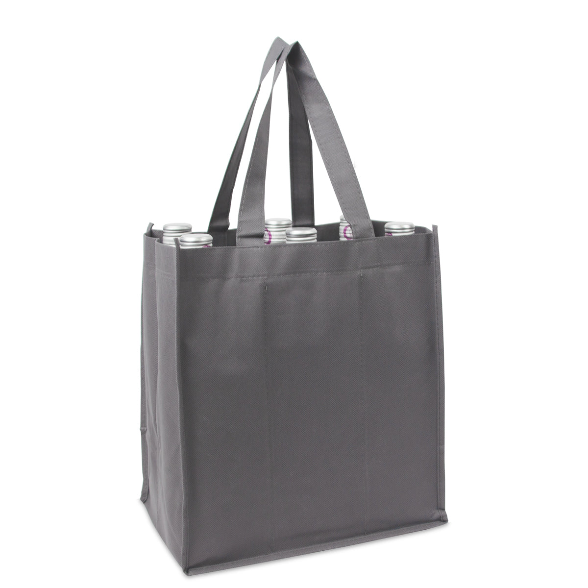 Non-woven Tasche für 6 (Wein)Flaschen geeignet