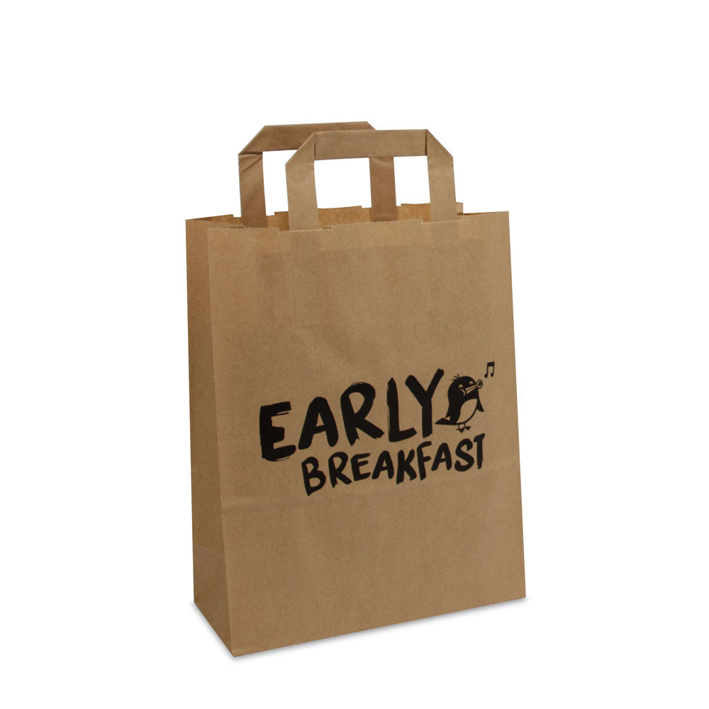 Papier Imbisstaschen - Early breakfast