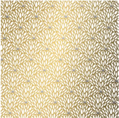 Beschichtetes Geschenkpapier - Dahlia dessin