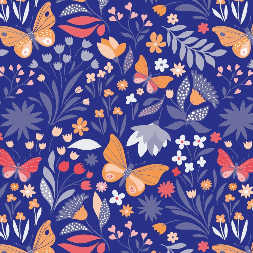 Geschenkpapier coated - Frühlings Dessin