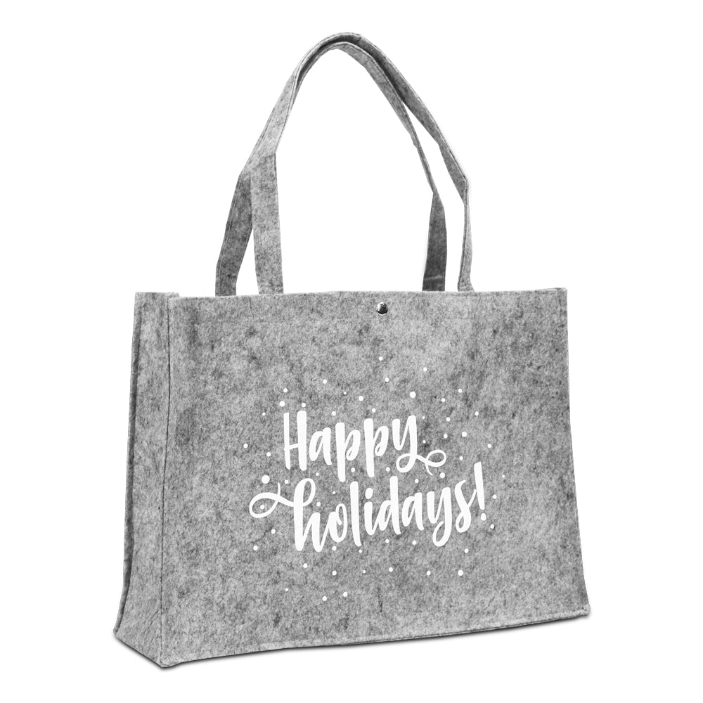 Filztaschen Happy holidays!