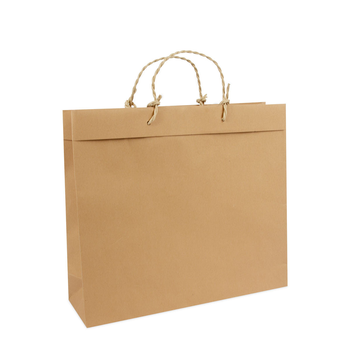 Deluxe Kraftpapiertaschen, recycelt, mit Umschlag