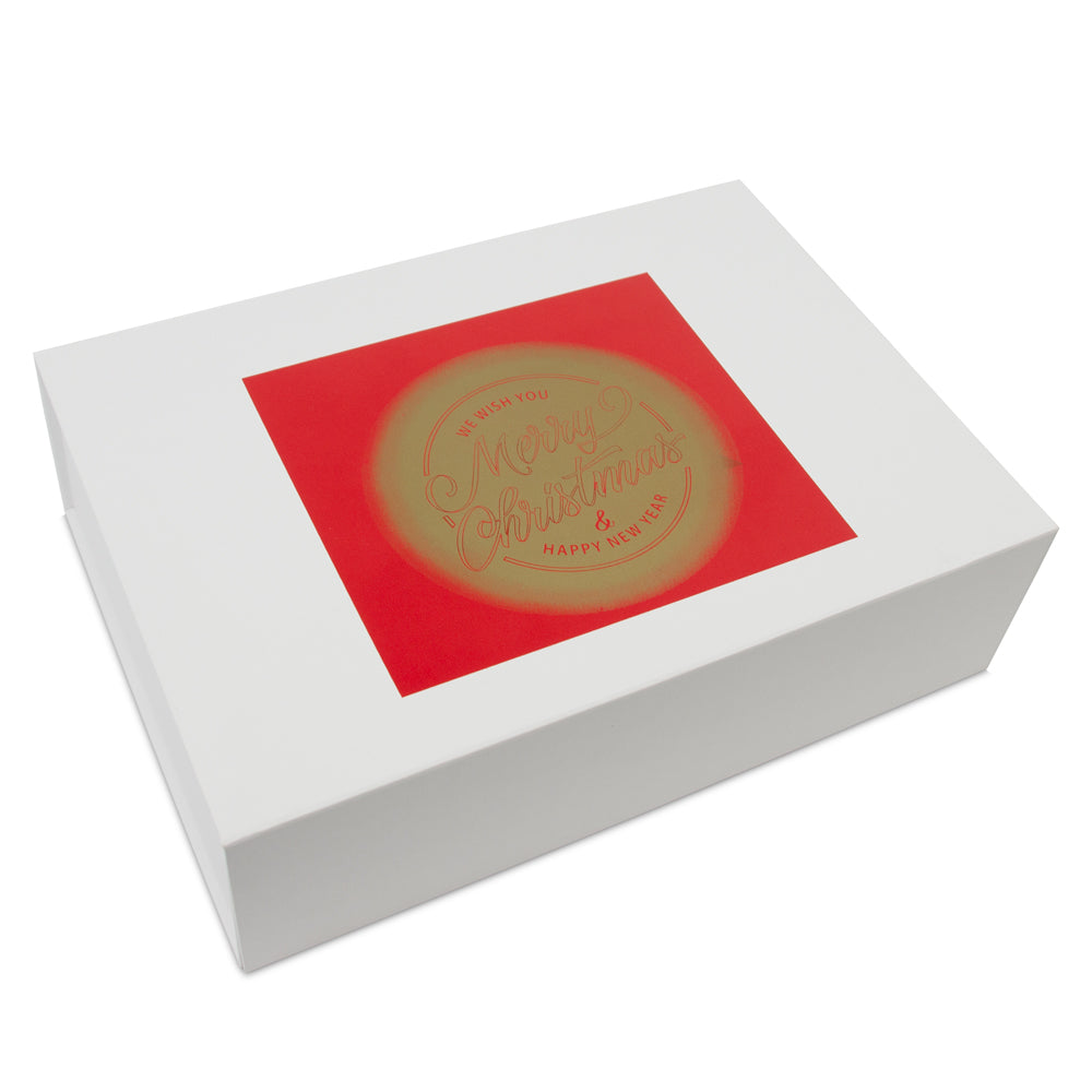 Deluxe Weihnachts Magnetfaltschachteln - Merry Christmas