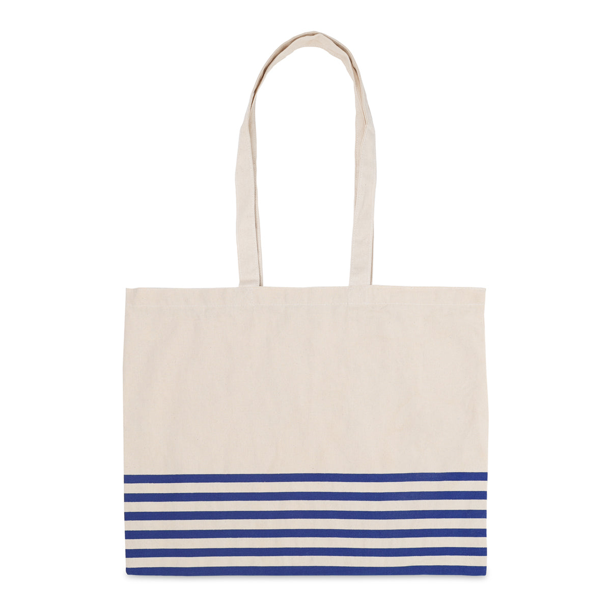 Baumwolltaschen mit nautischen Streifen