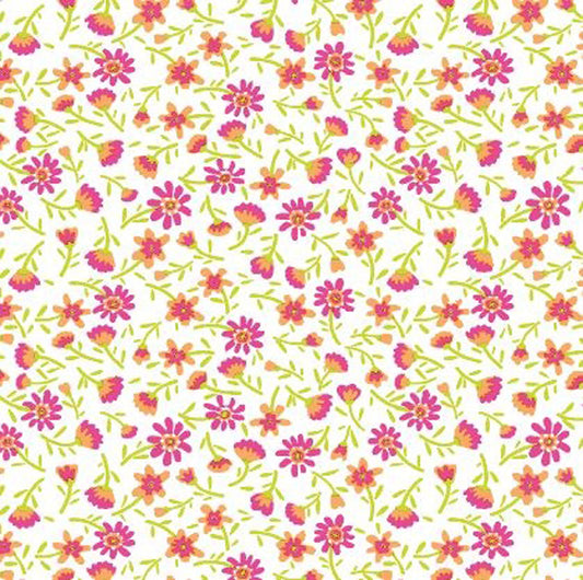 Geschenkpapier coated - Blumen Dessin