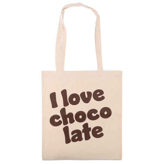 Baumwoll Taschen - I love chocolate