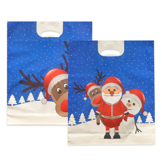 Plastik Tragetasche, Weihnachten - Christmas Friends
