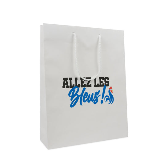 Deluxe Papiertragtetaschen  - Allez les Bleus