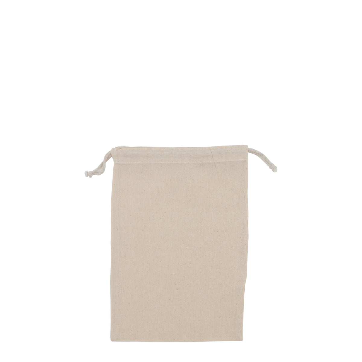 Baumwoll Beutel mit Zuziehkordel