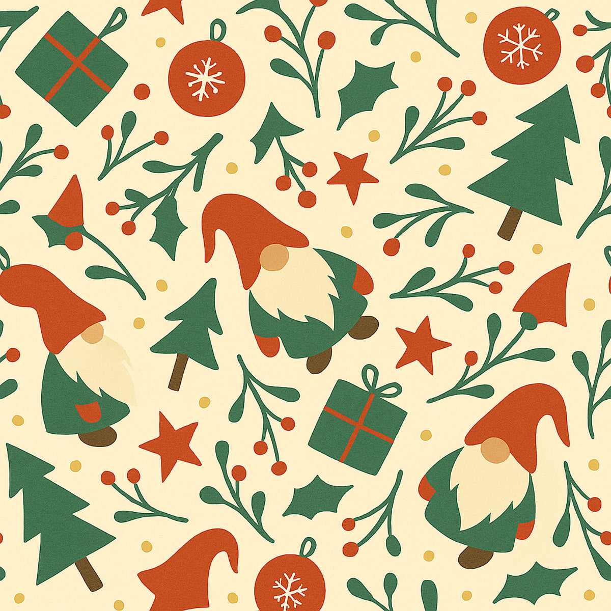 Kerst inpakpapier - D063