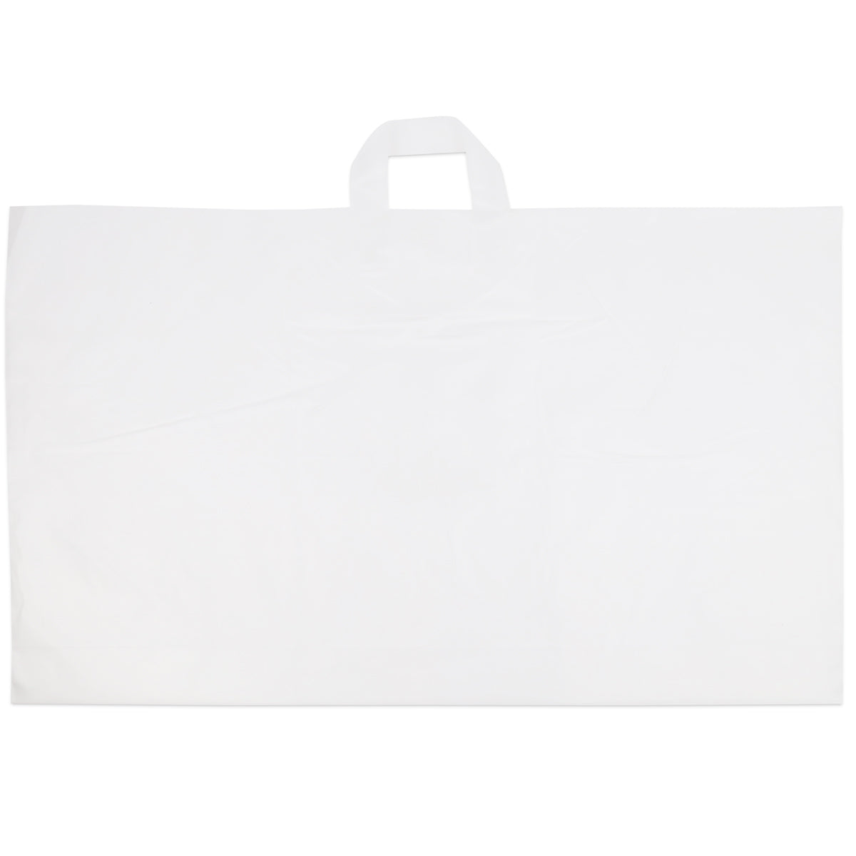 Plastik Schlaufentaschen milchig transparent
