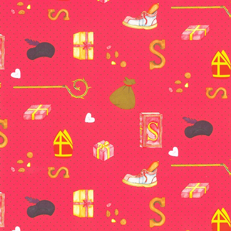 Sinterklaas inpakpapier - D024