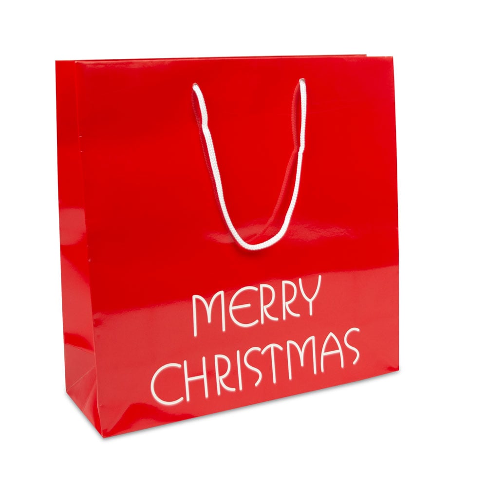 Deluxe Papiertaschen- Merry Christmas