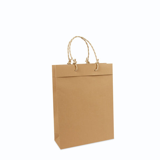 Deluxe Kraftpapiertaschen, recycelt, mit Umschlag