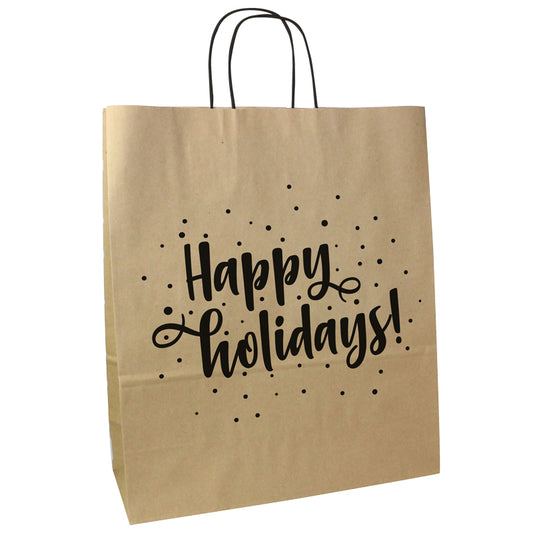 Papiertaschen Weihnachten - Happy Holidays