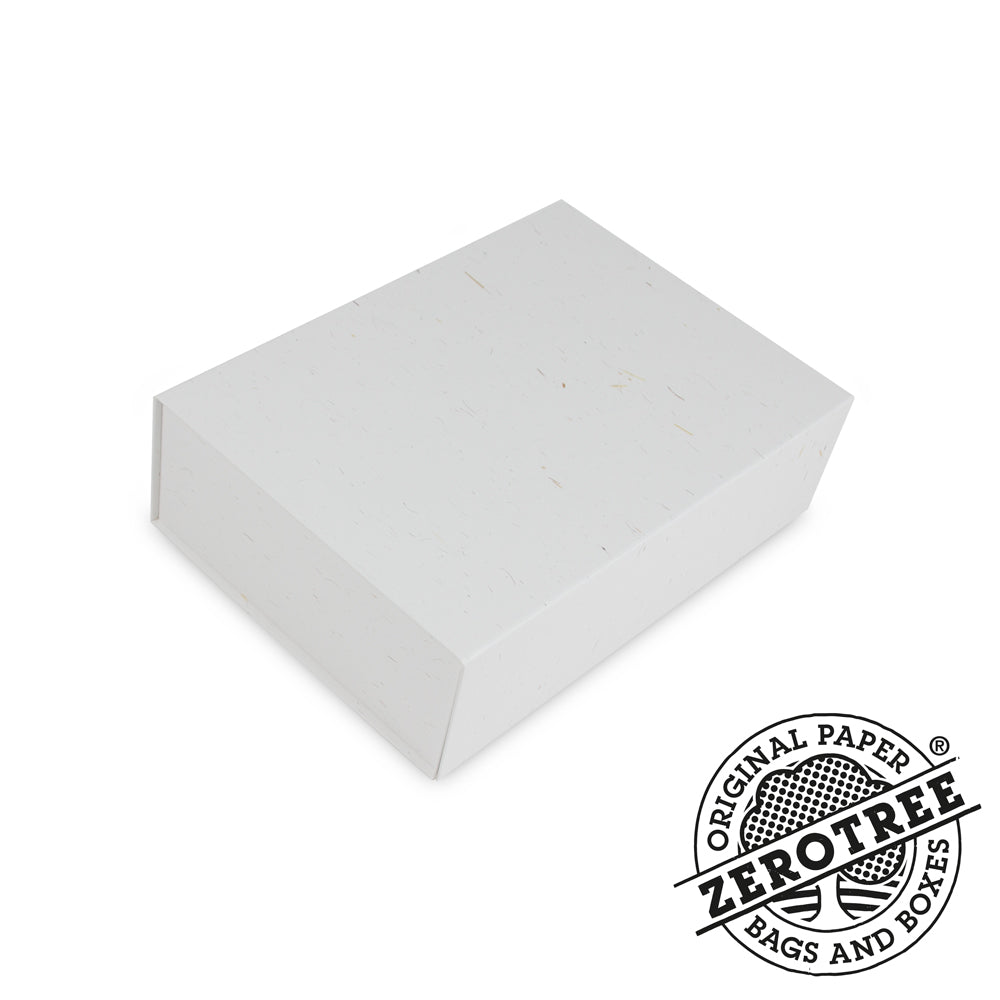 Magnetfaltschachtel ZEROTREE® aus recycletem Papier mit Strohfasern