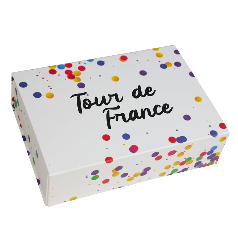Deluxe Magnetbox confetti  "Tour de France"