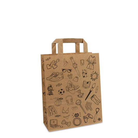Krafttragetaschen - Doodle retail