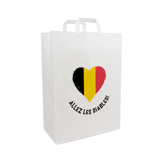 Papiertragetaschen - Allez les Diables!