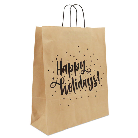 Papiertaschen Weihnachten - Happy Holidays