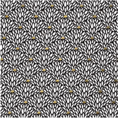 Beschichtetes Geschenkpapier - Dahlia dessin