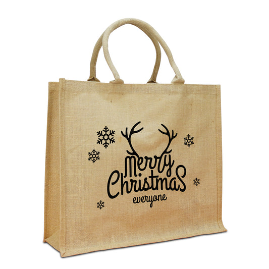 Jute Taschen - Merry Christmas