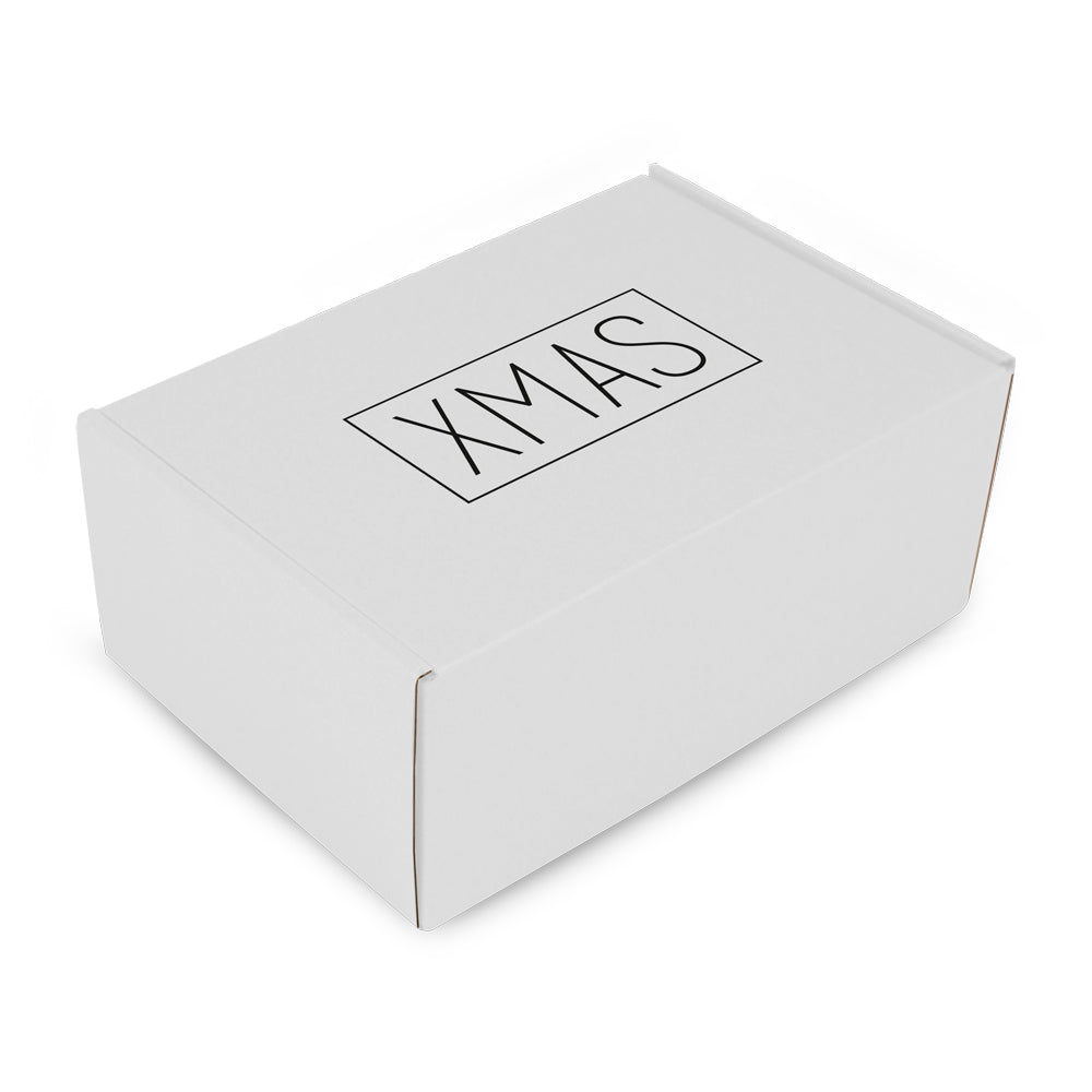 Geschenkkartonage Weihnacht- XMAS