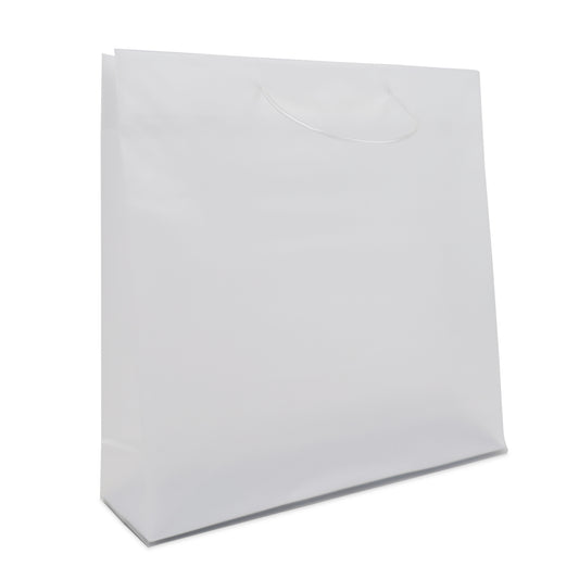 Deluxe Kunststoff Tragetasche  mit Schlauchkordeln