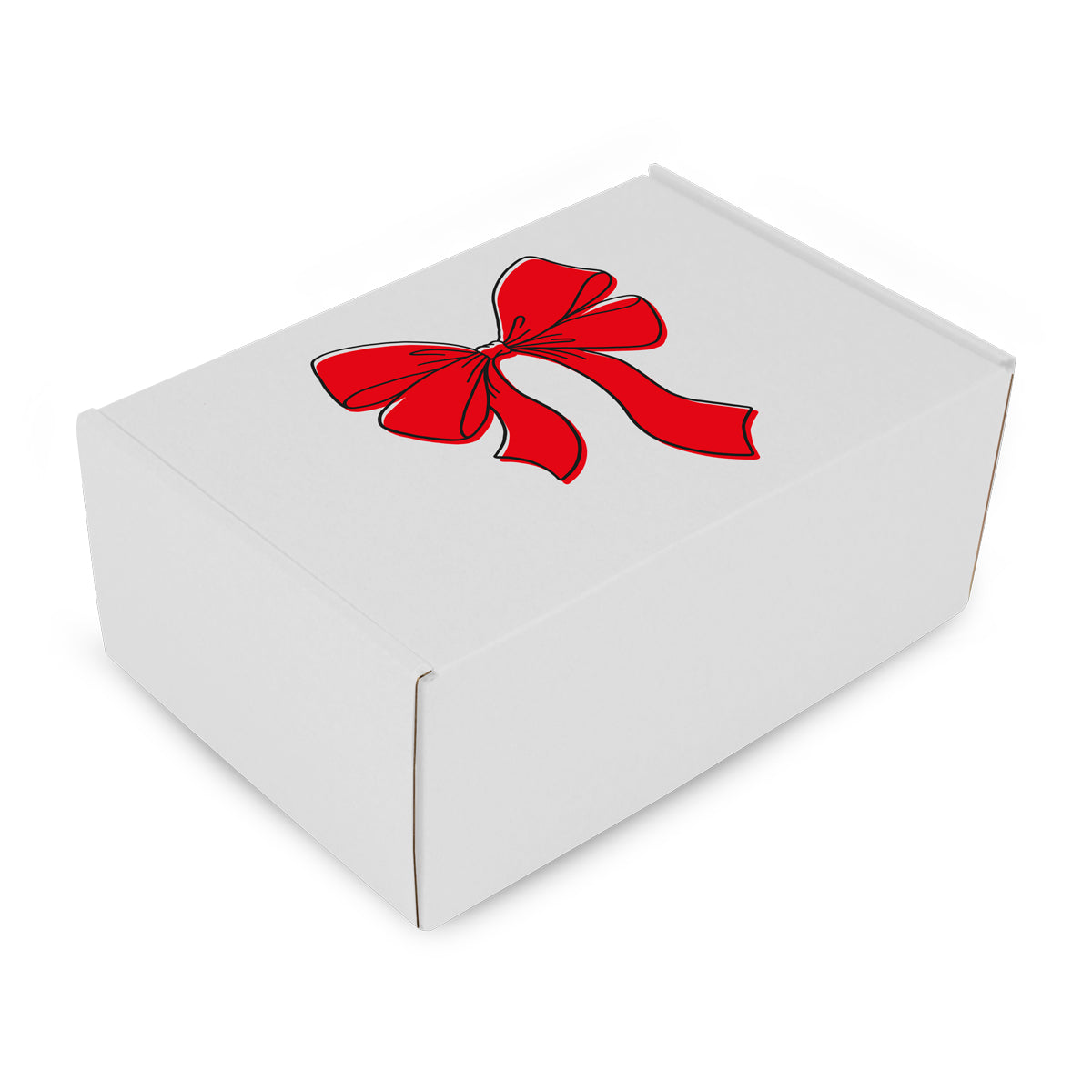 Weihnachtsgeschenkkartonagen - Ribbon