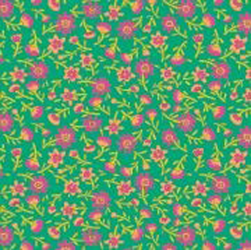 Coated inpakpapier - Bloemen dessin