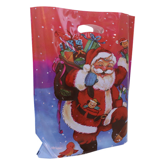 Plastik Tragetasche, Weihnachten - Father Christmas