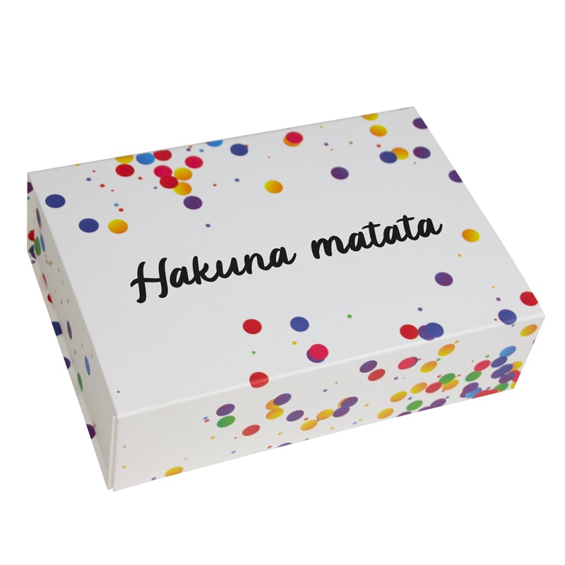 Deluxe Magnetbox confetti "Hakuna Matata"