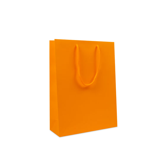 Deluxe Papiertaschen in Neonfarbe matt