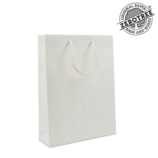 Deluxe Kordeltasche ZEROTREE®aus recycletem Papier mit Strohfasern