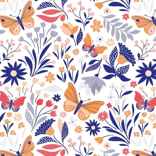 Geschenkpapier coated - Frühlings Dessin