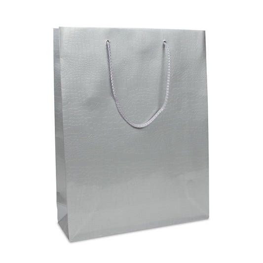 Deluxe Papier Taschen mit Krokostruktur