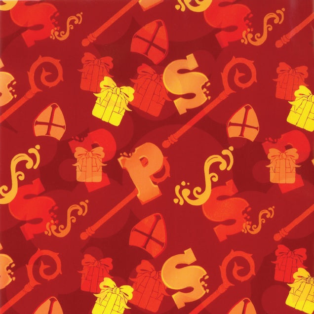 Sinterklaas inpakpapier - D90027