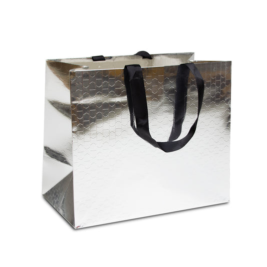 Deluxe Papiertaschen metallic
