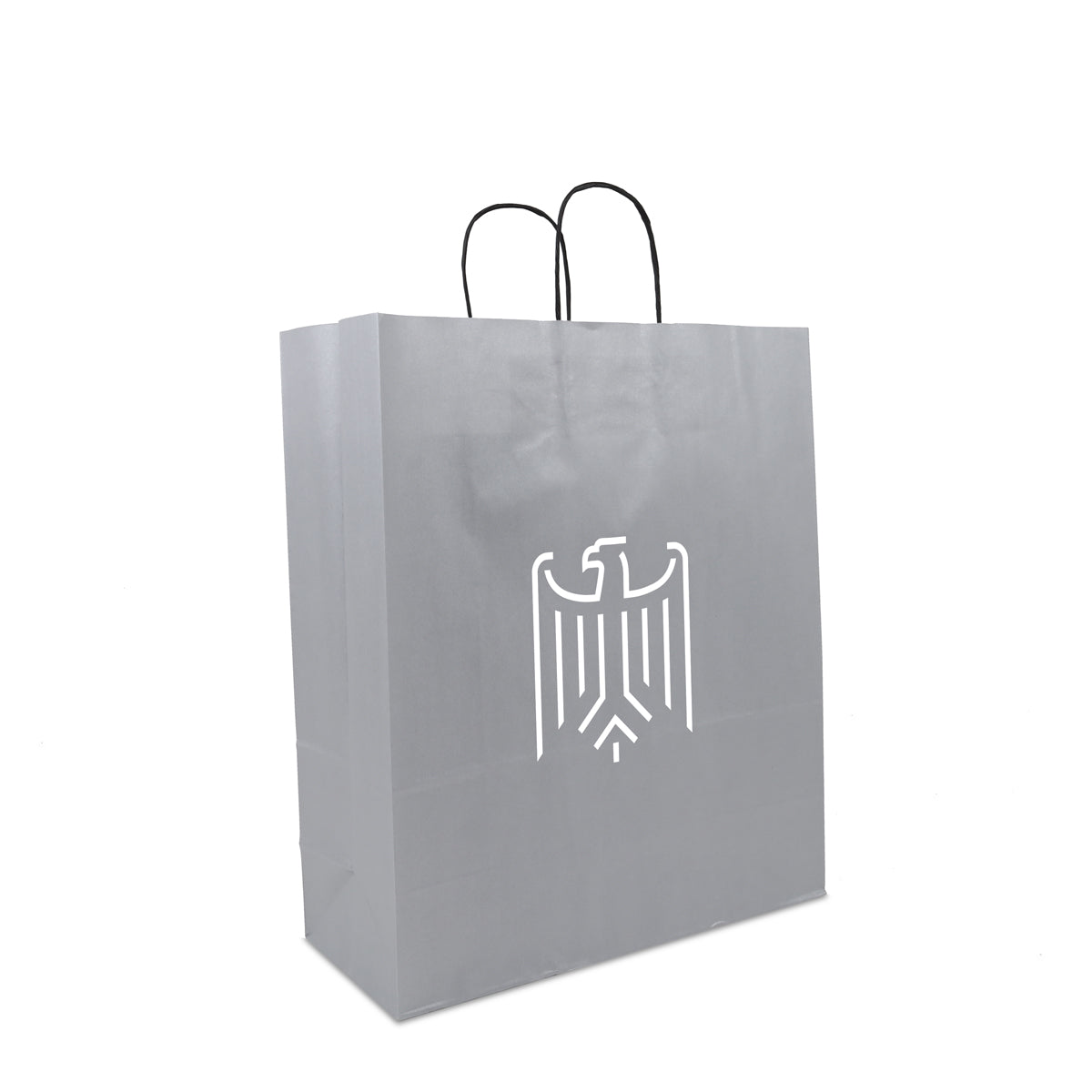 Papiertragetaschen mit gedrehten Kordeln -Adler