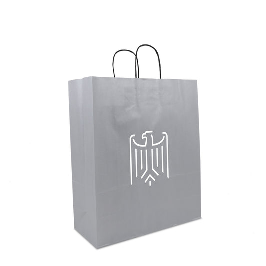 Papiertragetaschen mit gedrehten Kordeln -Adler